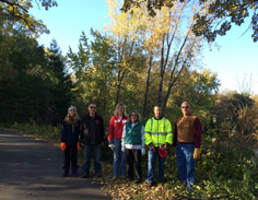 Chapter Volunteers Remove Buckthorn for Service Project